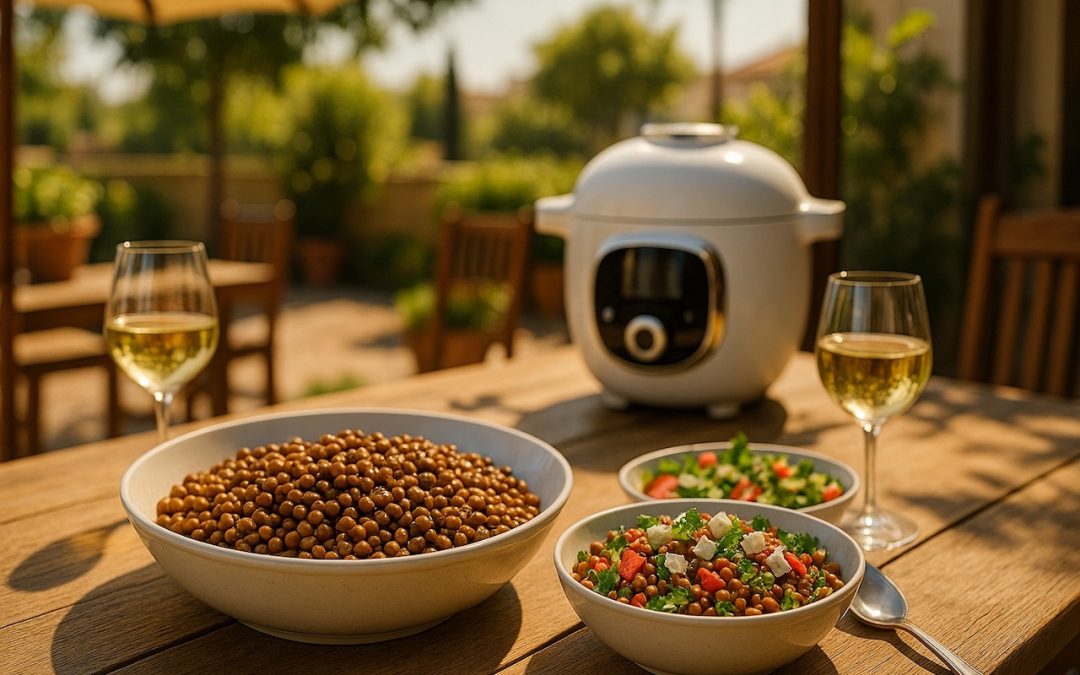 Cuisson des lentilles au Cookeo : le guide ultime pour vos repas en terrasse