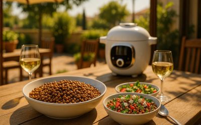 Cuisson des lentilles au Cookeo : le guide ultime pour vos repas en terrasse