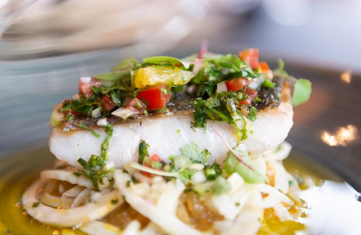 plat du restaurant celtique carnac