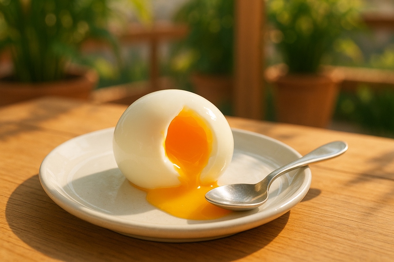 oeuf mollet plat