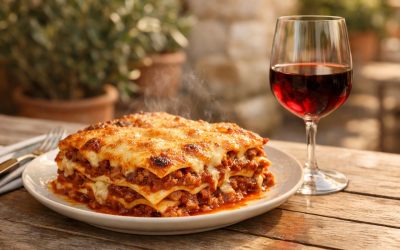 Vin avec lasagne : les meilleurs accords selon votre recette