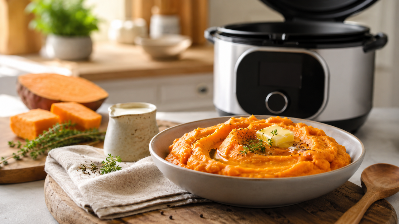 puree patate douce cookeo